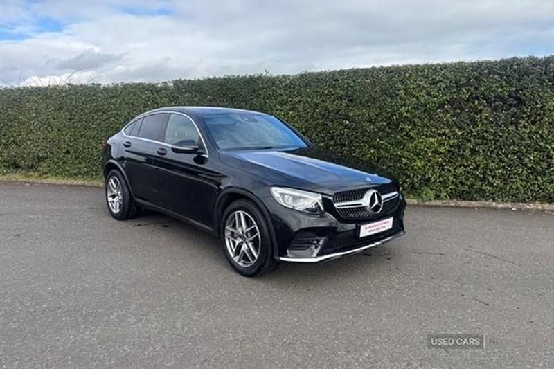 Used Mercedes GLC220 AMG line 2019 Black Coupe