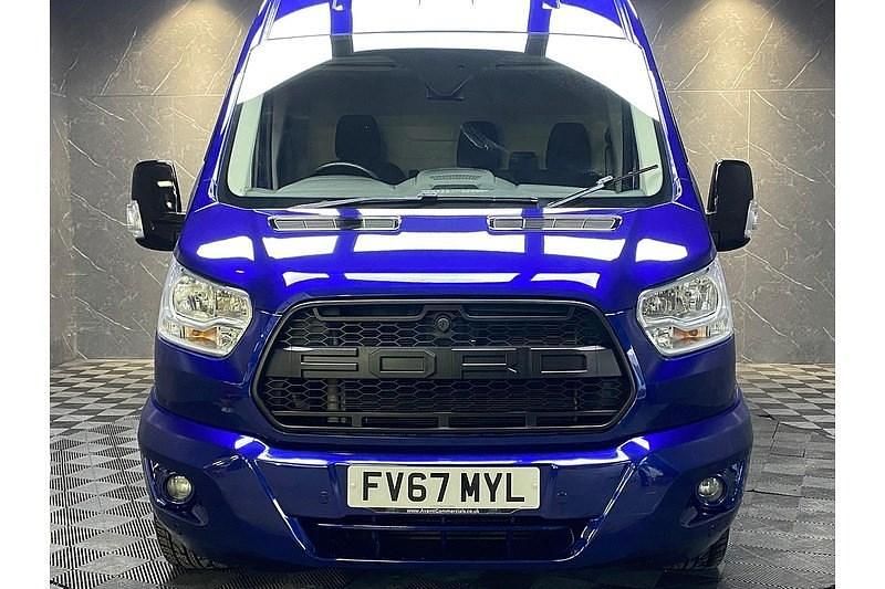 Used Ford Transit 130 HP (95 kW) 2018 Blue Van