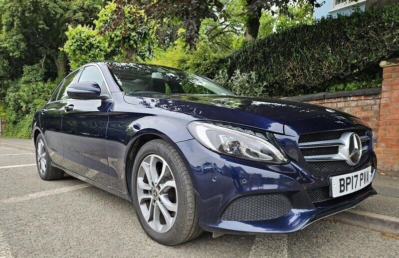 Blue Used 2017 Mercedes C220 Sedan | £6,995 (A bit pricey) - Image 1/4