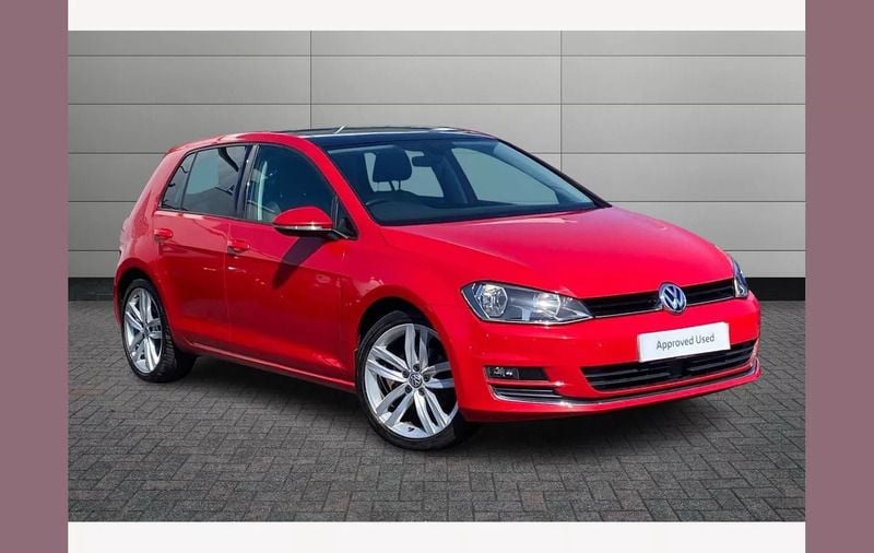 Red Used 2016 VW Golf VII GT Hatchback | £11,295 (Fair price) - Image 1/4