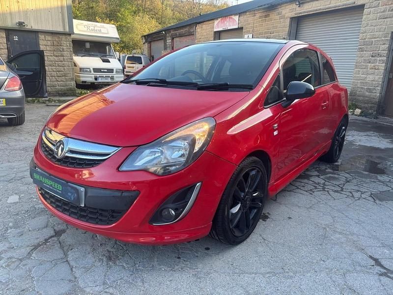 Used Vauxhall Corsa Edition 75 HP (55 kW) 2014 Red Hatchback