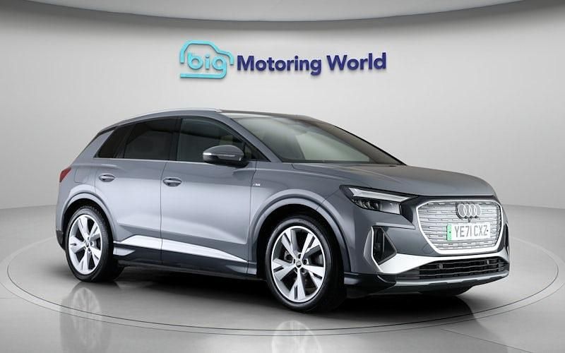 Used 2023 Audi Q4 e-tron S-Line SUV | £18,800 (Good price) - Image 1/4