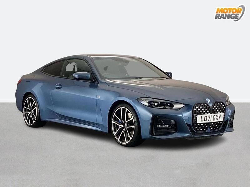 Blue Used 2021 BMW 430 M Sport Coupe | £29,395 (Good price) - Image 1/4