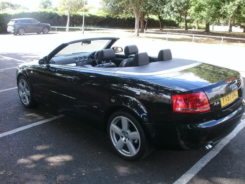 Begagnad Audi A4 Cabriolet S-Line 140 HK (102 kW) 2007 Svart Cab
