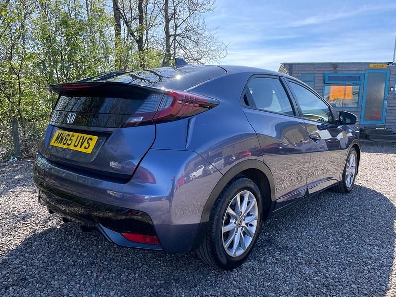 Begagnad Honda Civic S 2015 Blå Halvkombi