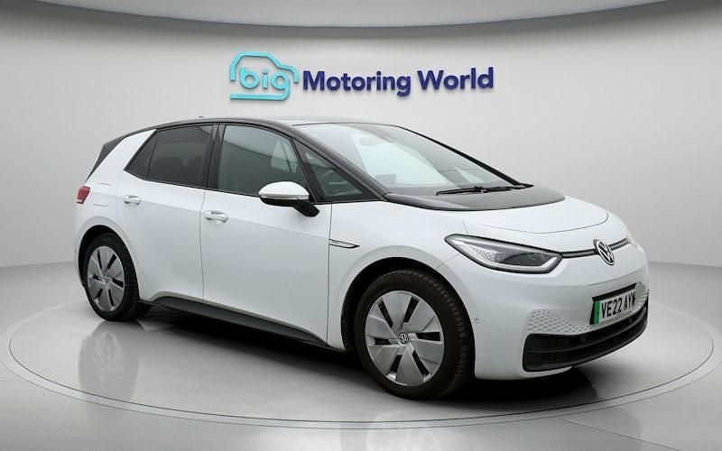 Used VW ID.3 Pro Performance 150 kW (204 HP) 2022 White Hatchback