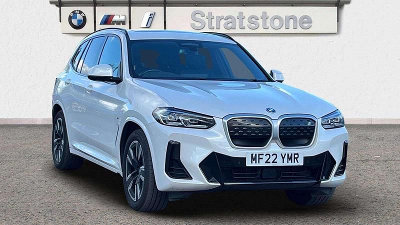 White Used 2022 BMW iX3 M Sport SUV | £25,999 (Fair price) - Image 1/3