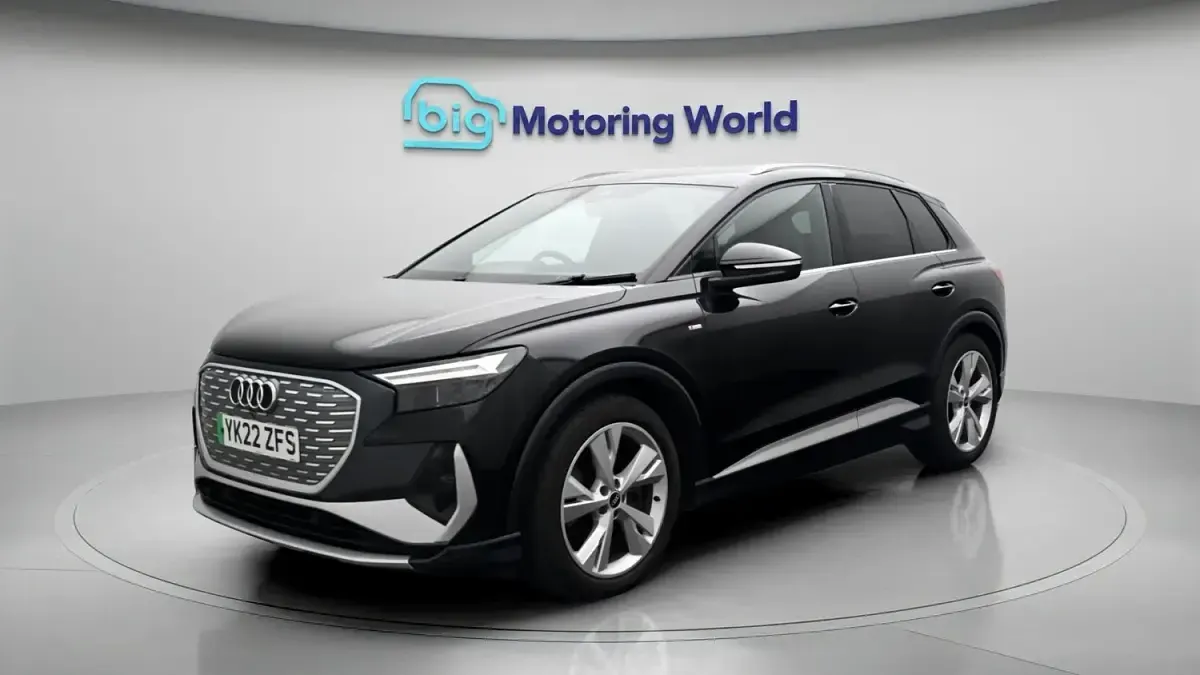 Used Audi Q4 e-tron S-Line 150 kW (204 HP) 2022 Black SUV