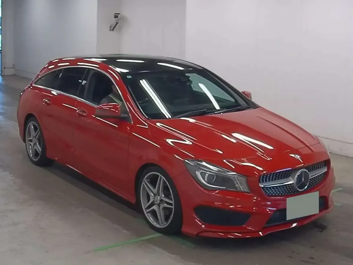 Used Mercedes CLA180 Shooting Brake AMG line 2016 Red Estate