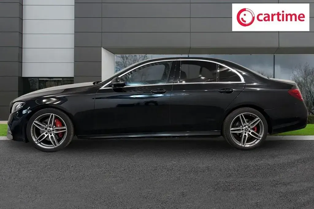 Used Mercedes E200 AMG line 184 HP (135 kW) 2018 Black Sedan