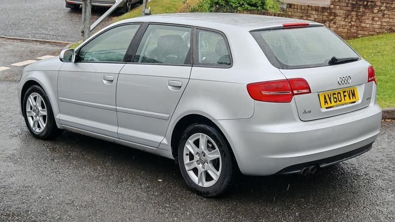 Used Audi A3 Sportback 125 HP (91 kW) 2010 Silver Hatchback