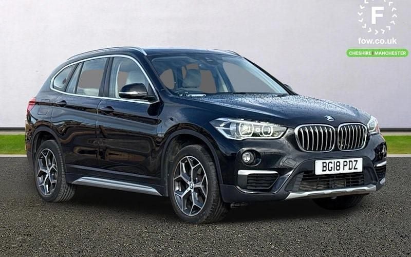 Black Used 2018 BMW X1 xLine SUV | £18,199 (Good price) - Image 1/4
