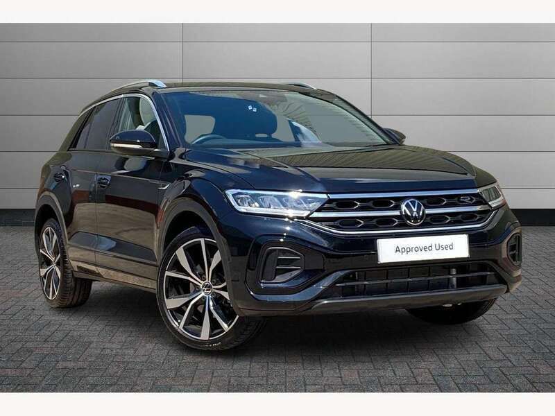Black New 2025 VW T-Roc R-line SUV | £30,495 (Fair price) - Image 1/4