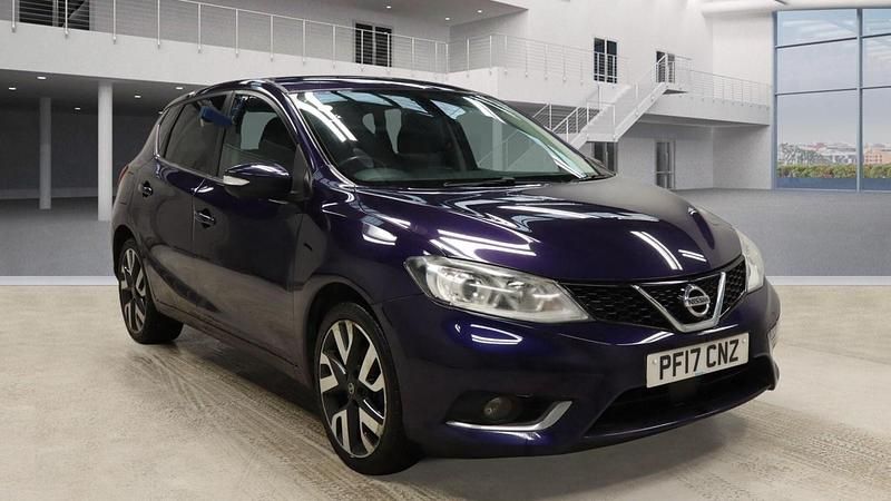 Used Nissan Pulsar Tekna 2017 Blue Hatchback