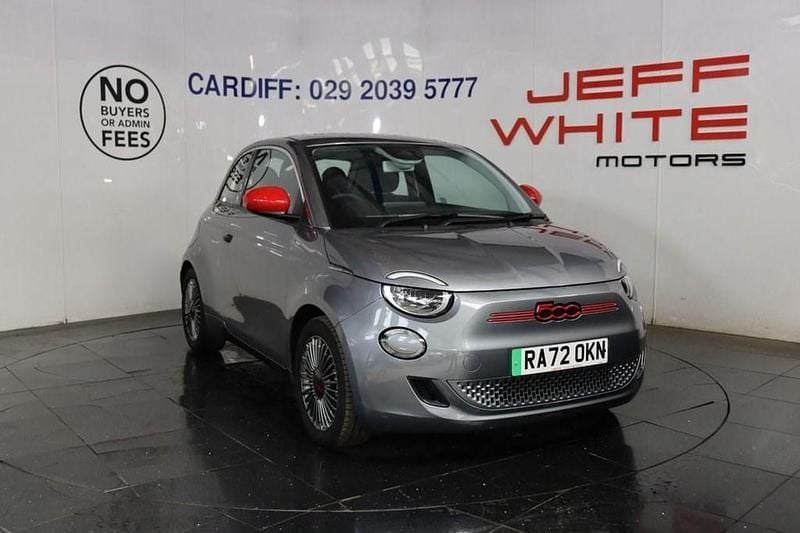 Grey Used 2023 Fiat 500e Red Hatchback | £11,988 (Fair price) - Image 1/4