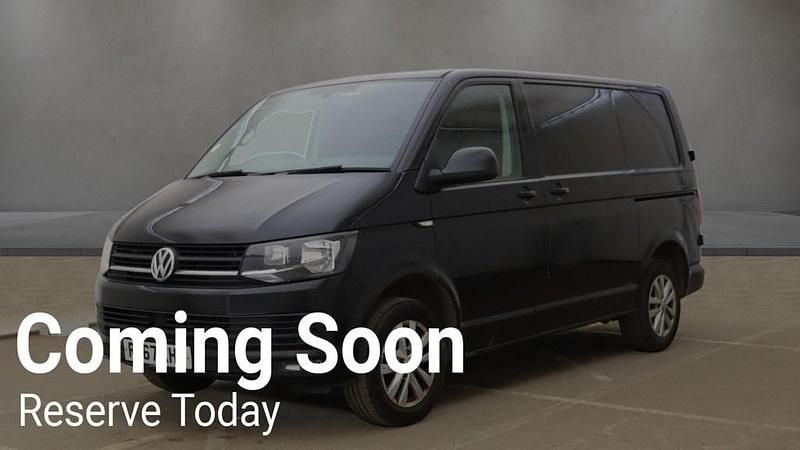 Black Used 2017 VW T6 Highline Van | £14,495 (Fair price) - Image 1/3