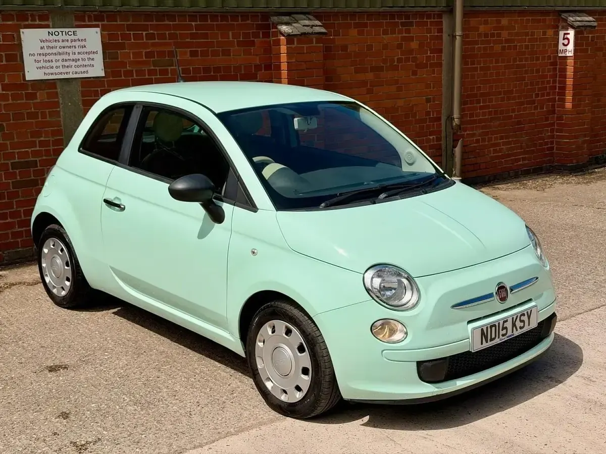 Used Fiat 500 Pop 69 HP (50 kW) 2015 Green Hatchback