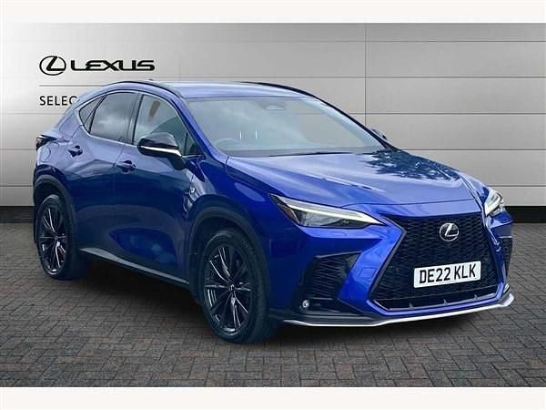 Azure blue Used 2022 Lexus NX450h+ Sport Line SUV | £30,950 (Super price) - Image 1/3