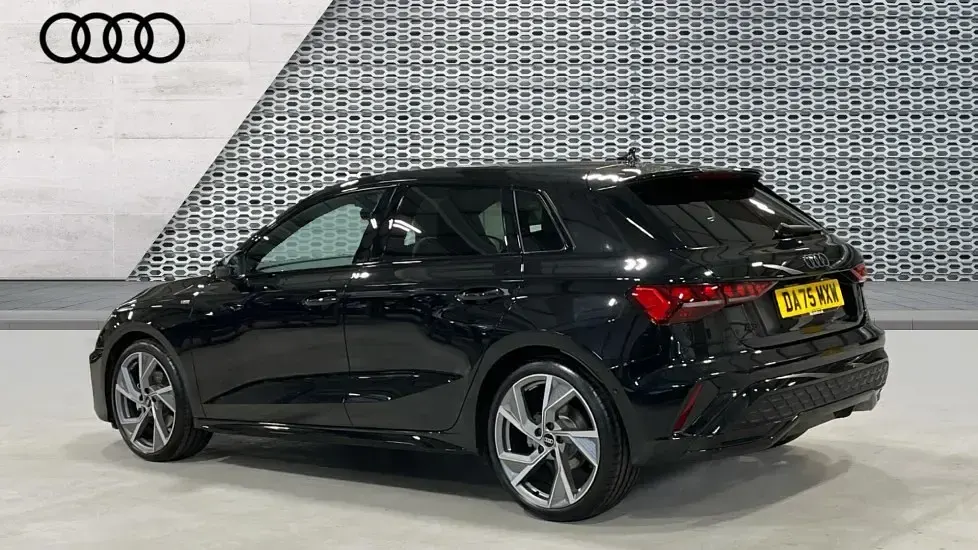 New Audi A3 Black Edition 150 HP (110 kW) 2025 Black