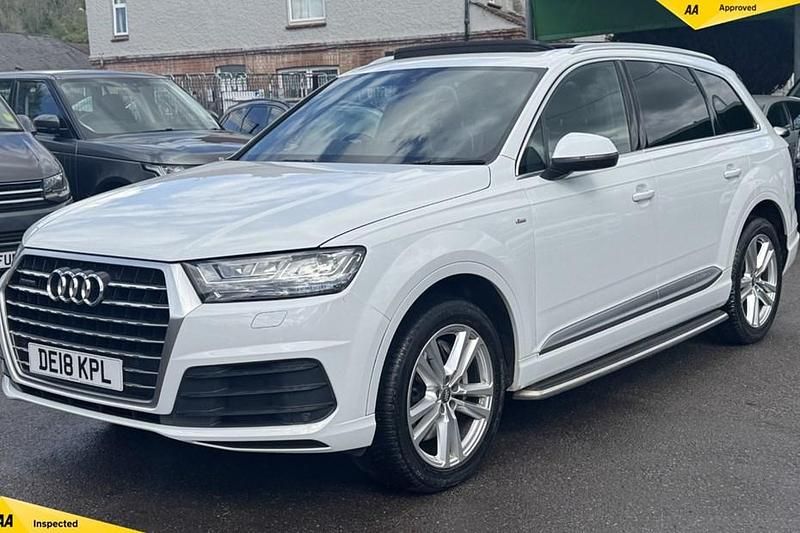 Used Audi Q7 S-Line 272 HP (200 kW) 2018 White SUV