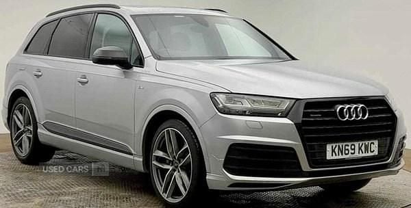 Used Audi Q7 Black Edition 286 HP (210 kW) 2019 Silver SUV