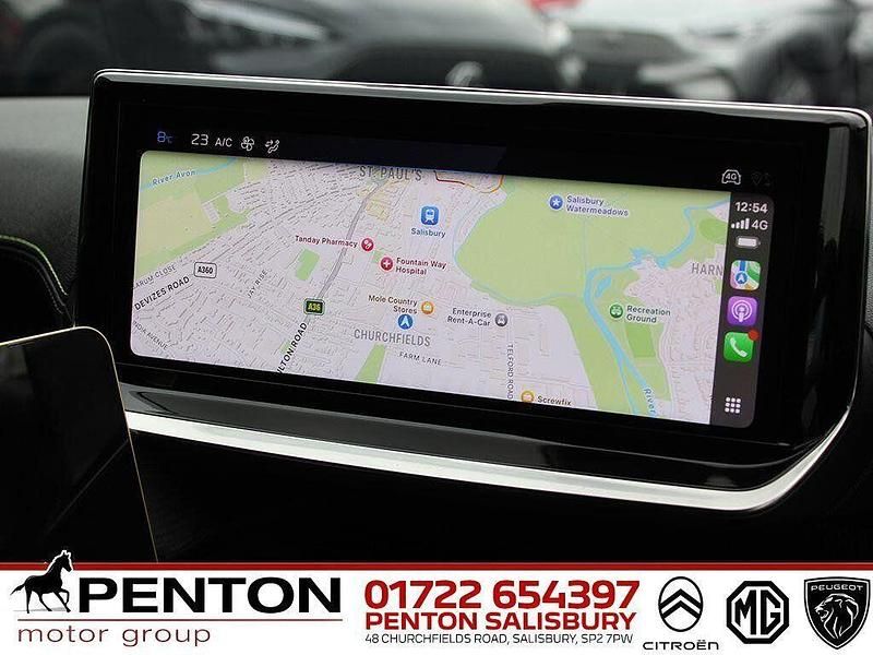 Used Peugeot e-208 Premium 100 kW (136 HP) 2021 Blue Hatchback