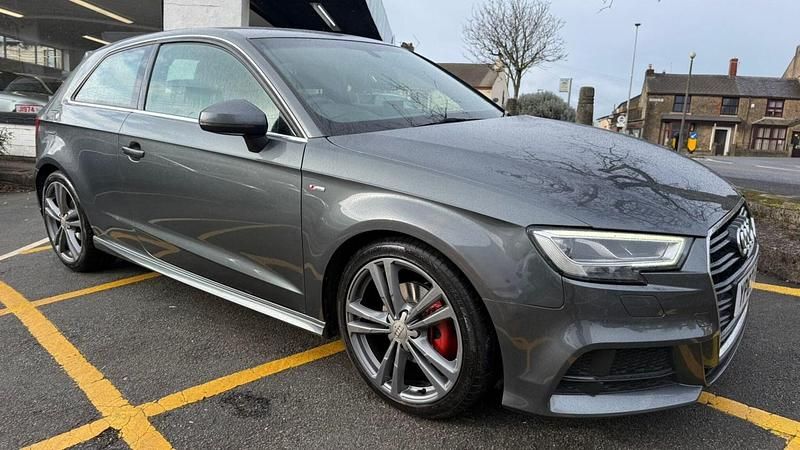 Used Audi A3 S-Line 150 HP (110 kW) 2017 Grey Hatchback