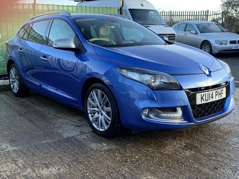 Used Renault Mégane GT Line GT-Line 110 HP (80 kW) 2014 Blue Estate