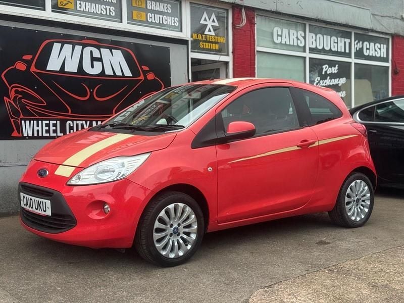 Red Used 2010 Ford Ka Zetec Hatchback | £2,495 (Fair price) - Image 1/4