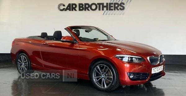 Used BMW 218 Sport Line 2020 Orange Cabriolet