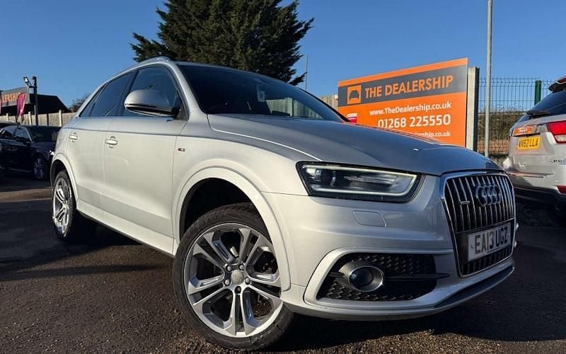 Silver Used 2013 Audi Q3 S-Line SUV | £7,990 (Fair price) - Image 1/4