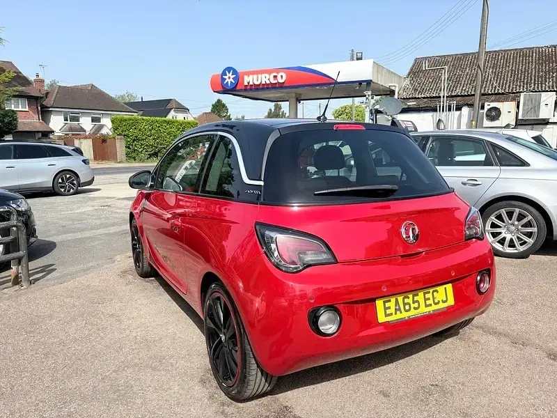 Used Vauxhall Adam Glam 70 HP (51 kW) 2015 Red Hatchback