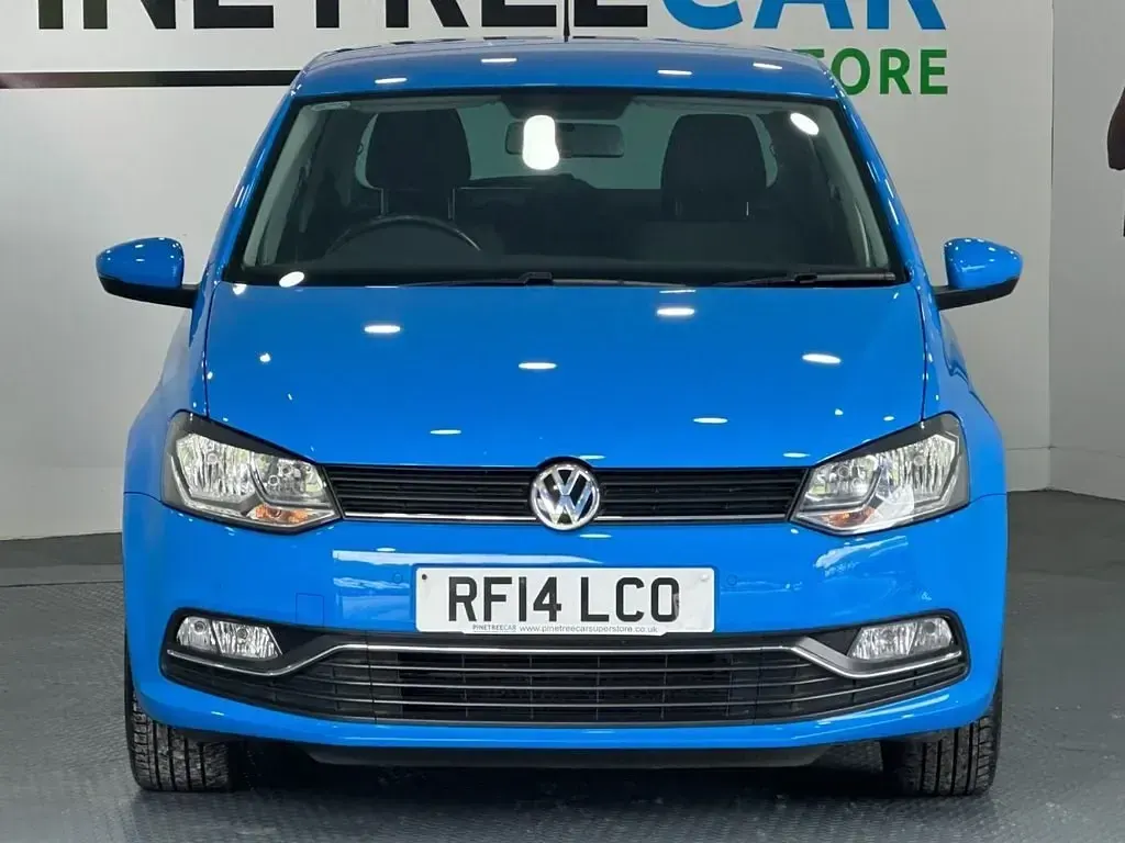 Usado VW Polo SEL 90 HP (66 kW) 2014 Azul Citadino