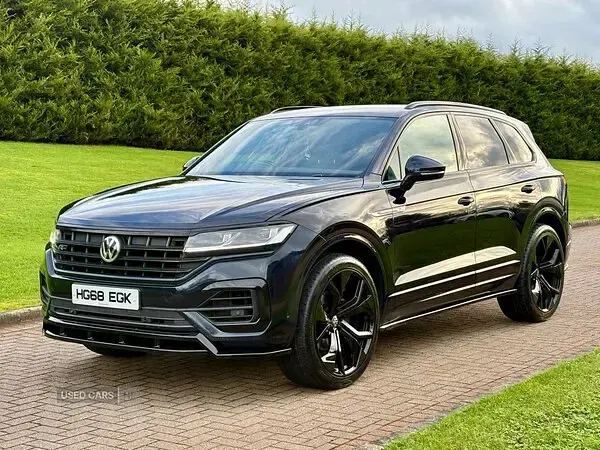 Used VW Touareg R-line 2019 Blue SUV