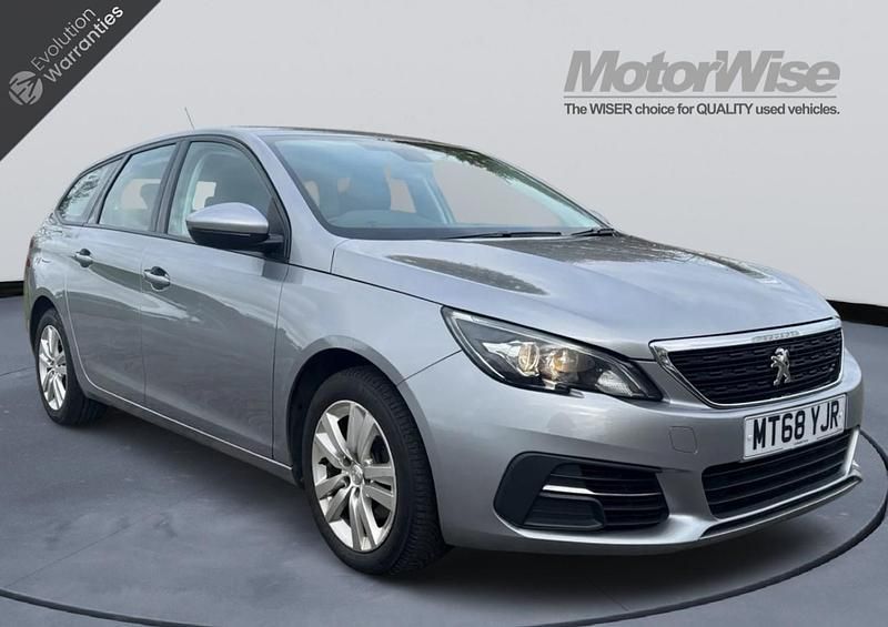 Grey Used 2018 Peugeot 308 Active Estate | £6,995 (Fair price) - Image 1/4