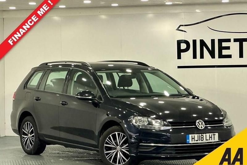 Used VW Golf VII SE 115 HP (84 kW) 2018 Black Estate