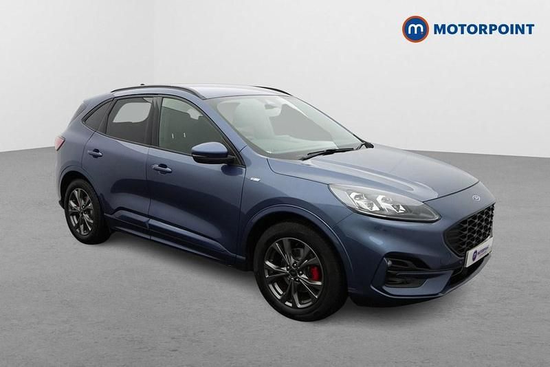 Blue Used 2021 Ford Kuga ST-Line SUV | £15,399 (Fair price) - Image 1/4