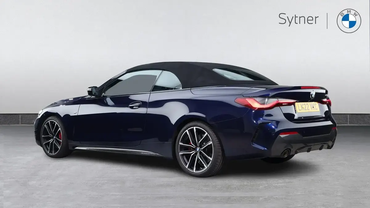 Used BMW 420 M Sport 181 HP (133 kW) 2022 Blue Cabriolet