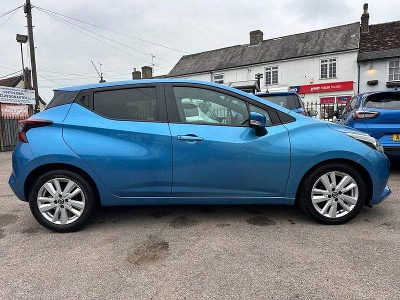 Used Nissan Micra Acenta 100 HP (73 kW) 2020 Blue Hatchback