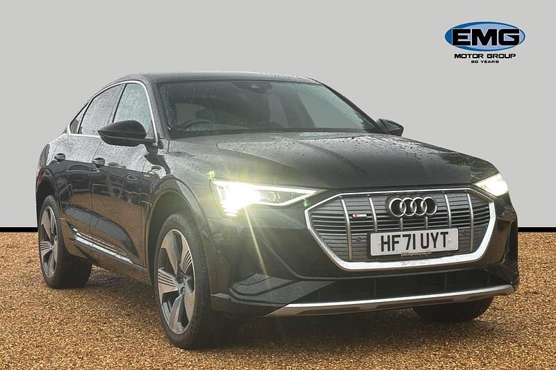 Black Used 2021 Audi e-tron Sportback S-Line SUV | £23,395 (Super price) - Image 1/4