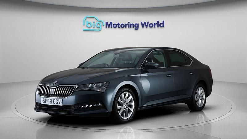 Used Skoda Superb SE Technology 120 HP (88 kW) 2019 Grey Hatchback