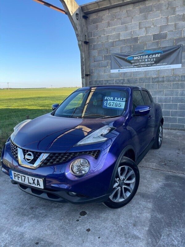 Blue Used 2017 Nissan Juke Tekna SUV | £5,995 (Fair price) - Image 1/4