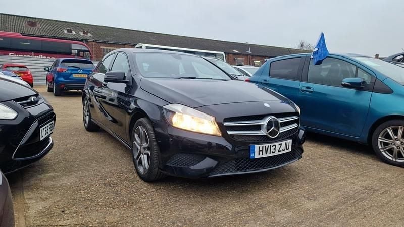 Black Used 2013 Mercedes A180 Hatchback | £4,900 (Good price) - Image 1/4