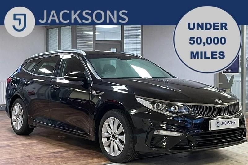 Black Used 2018 Kia Optima Estate | £9,640 (Good price) - Image 1/1