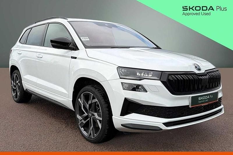 Used Skoda Karoq SportLine 150 HP (110 kW) 2025 White SUV