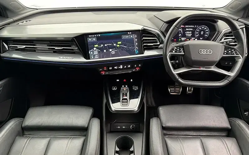 Used Audi Q4 e-tron 250 kW (340 HP) 2022 Black SUV