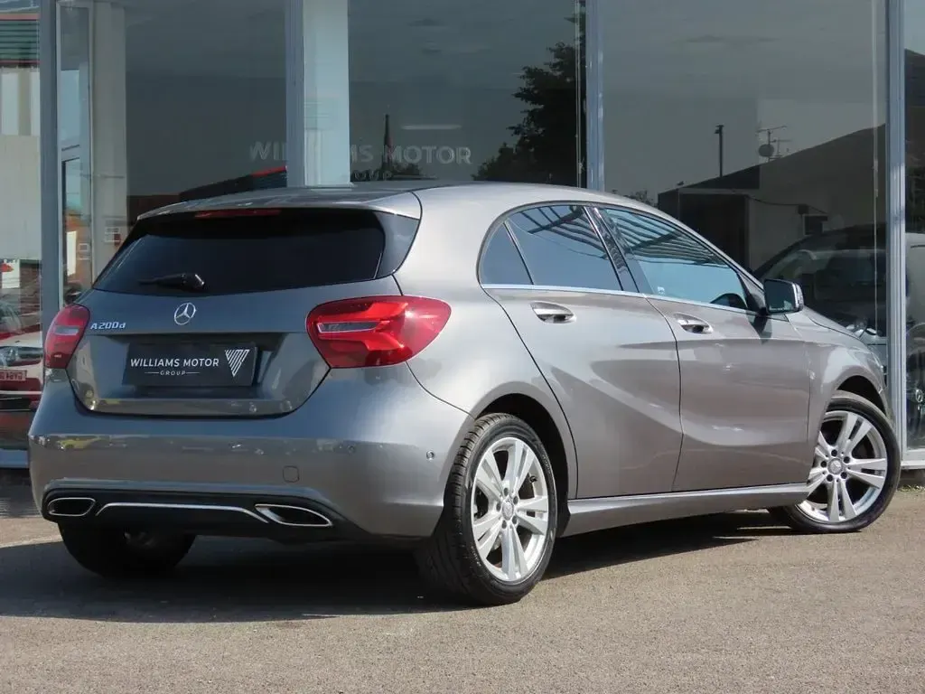 Used Mercedes A200 Premium 136 HP (100 kW) 2017 Grey Hatchback