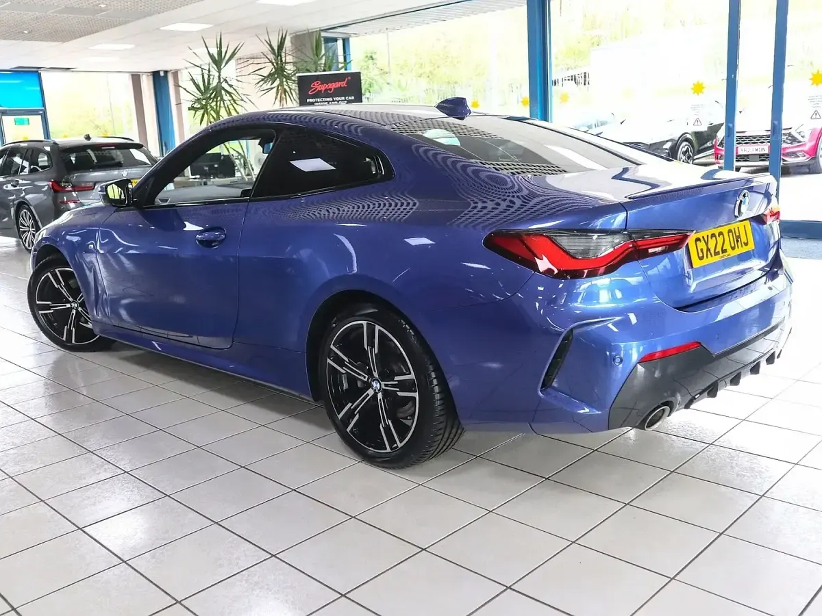 Used BMW 420 Coupé M Sport 190 HP (139 kW) 2022 Blue Coupe