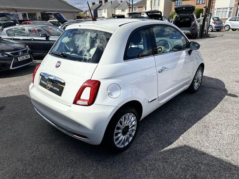 Used Fiat 500 Lounge 69 HP (50 kW) 2016 White Hatchback