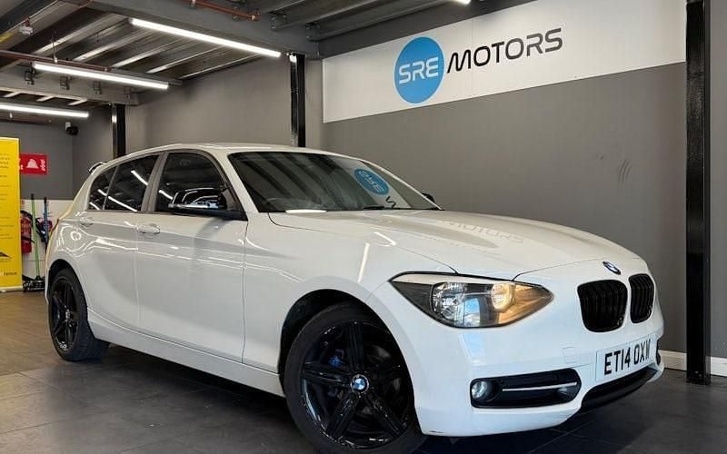 Used BMW 116 Sport Line 116 HP (85 kW) 2014 White Hatchback